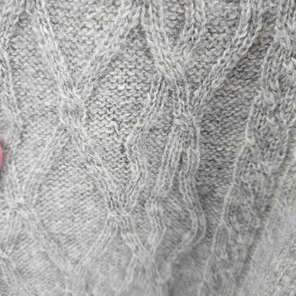 Peruvian Connection Peru Gray Elspeth Royal Alpaca Maxi Dress Size XS FLAWS - Picture 6 of 14